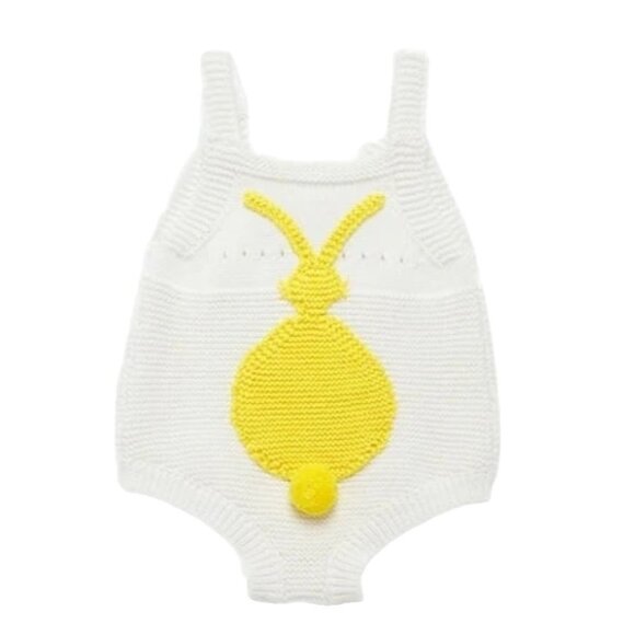 Stella McCartney Bunny Knit Romper Size 12 months  /74 cm - Picture 2 of 7